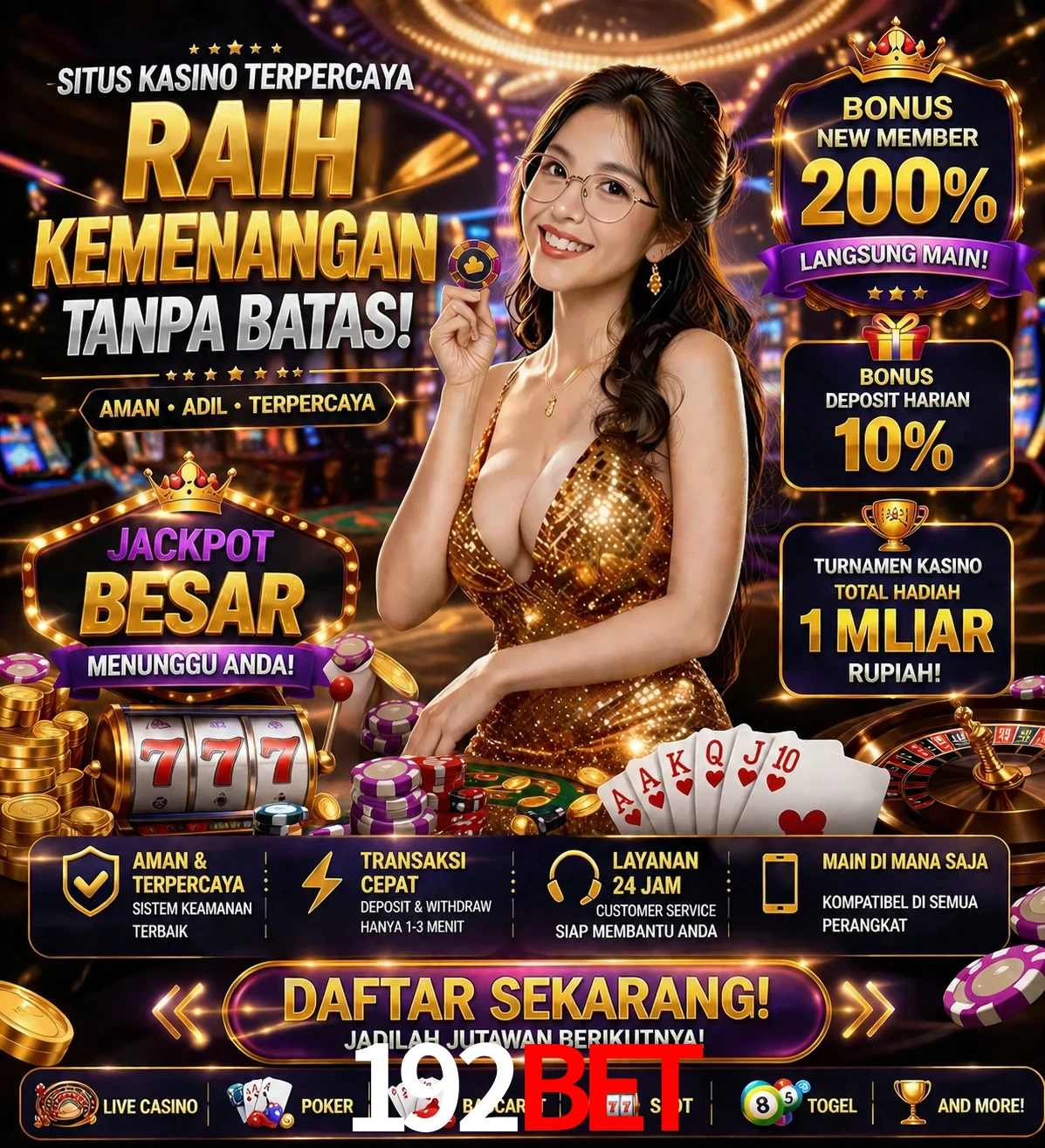 Roleta e blackjack 192bet